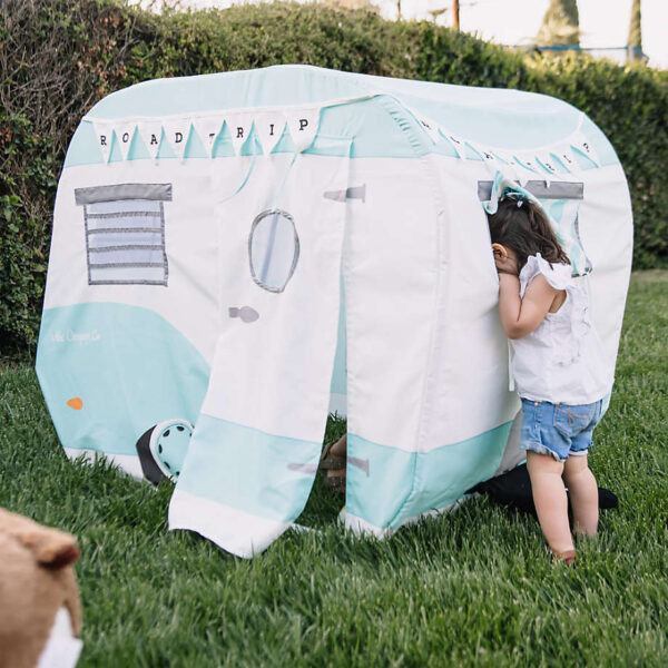 Wonder & Wise by Asweets Blue Road Trip Camper Kids Canvas Playhouse