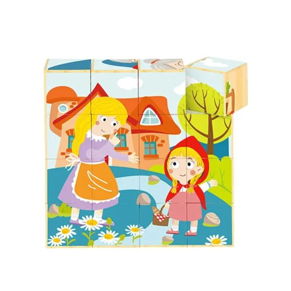 Tooky Toy Co Block Puzzle - Little Red Riding Hood