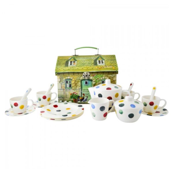 Polka Dot House Box Tea Set - Aunna