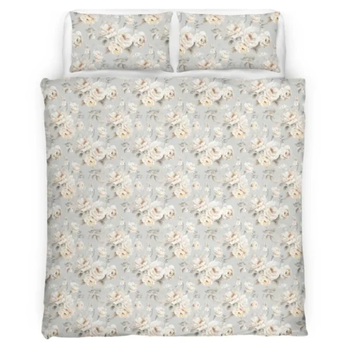 Shabby Chic Flowers Bedding Set - Aunna