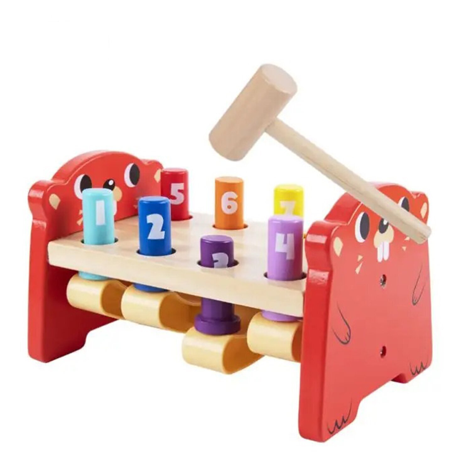 Whack a Mole Funny Pound & Tap Bench with number